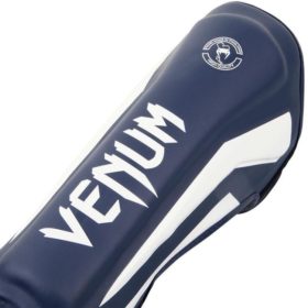 Venum Elite scheenbeschermers blauw wit 2