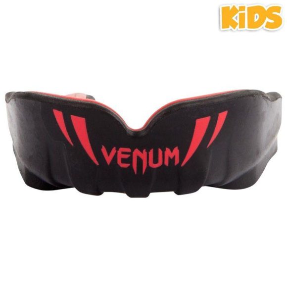 Zwart rode gebitsbeschermer voor kinderen van Venum challenger.