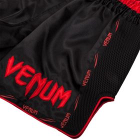 Venum giant thai en kickboks broekje zwart rood 4