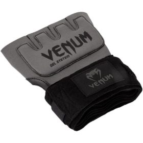 Venum kontact gel glove wraps grijs zwart 4