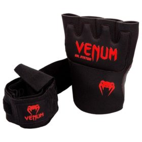 Venum kontact gel glove wraps zwart rood 2