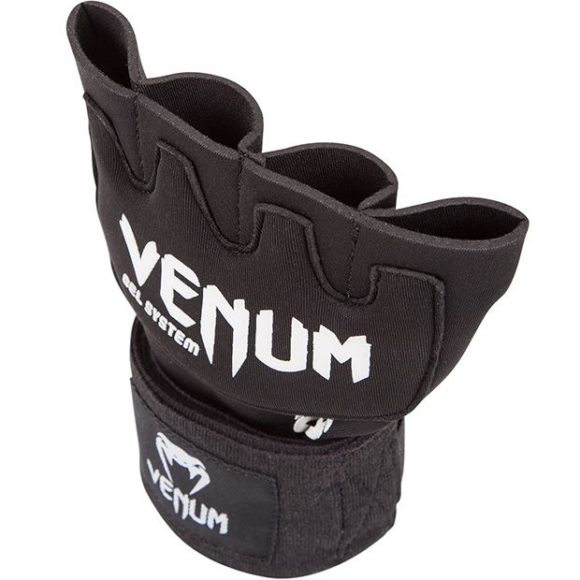Venum kontact gel glove wraps zwart wit 2