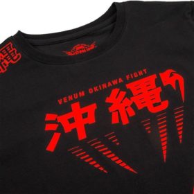 Venum okinawa 2.0 kids t shirt zwart rood 5