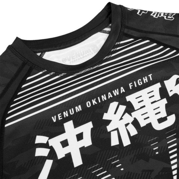 Venum okinawa 2.0 rashguard long sleeves zwart wit 5