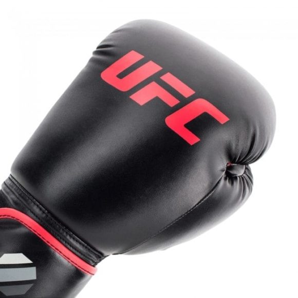 UFC contender muay thai style kickbokshandschoenen zwart rood 2