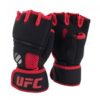 Zwart rode quick wrap binnenhandschoenen met gel van UFC contender.