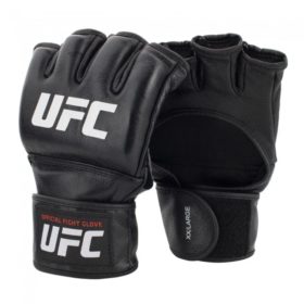 Zwarte officiële mma grappling handschoenen van UFC.