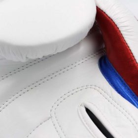 Adidas adispeed Strap Up bokshandschoenen wit rood blauw 6