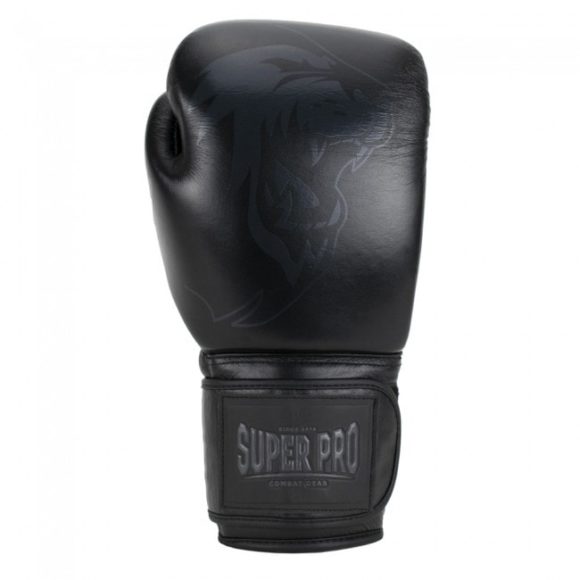 Super Pro Combat Gear Legend Lederen kickbokshandschoenen zwart 2