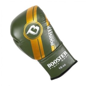 Booster Pro BGL V3 NEW kickbokshandschoenen zwart groen laced 3