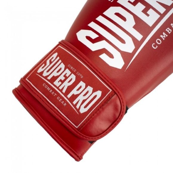 Super Pro Combat Gear Champ SE kickbokshandschoenen rood wit 4