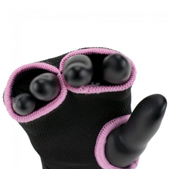 Super Pro Combat Gear binnenhandschoenen met bandage zwart roze 5