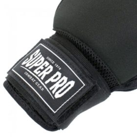 Super Pro Combat Gear mexican wrap binnenhandschoenen zwart wit 4 1
