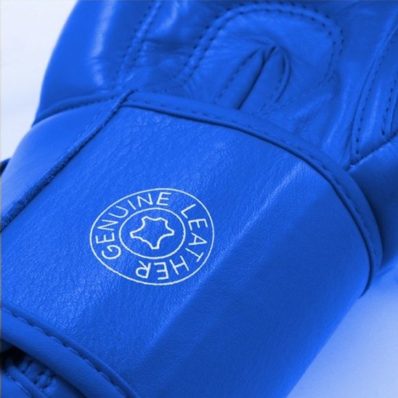 Adidas muay thai kickbokshandschoenen blauw wit 7
