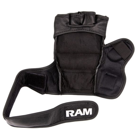 Leren MMA handschoenen van RAM, de Impact.