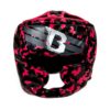 Zwart roze hoofdbeschermer van Booster, de youth camo.