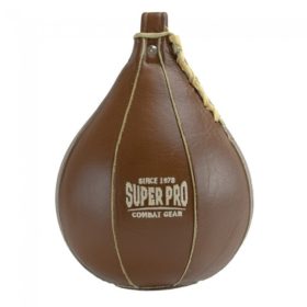 Lederen vintage speedball van Super Pro.