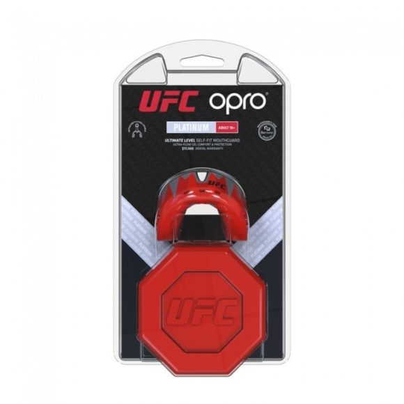 UFC Gebitsbeschermer OPRO Fangz Zwart Rood Senior 4