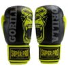(Kick)bokshandschoenen voor kinderen van Super Pro met gorilla print.