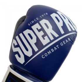 Super Pro Combat Gear Rebel KickBokshandschoenen Blauw 5