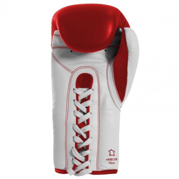 Adidas Glory Professional KickBokshandschoenen Rood Wit 10 OZ 2
