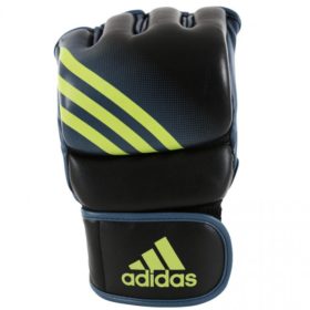 Zwart gele MMA handschoenen van Adidas.