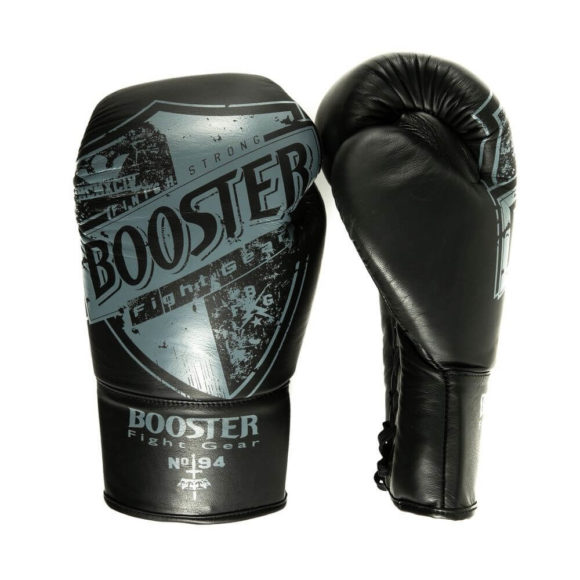 Booster Pro Shield 2 KickBokshandschoenen met Veters Zwart 2 1