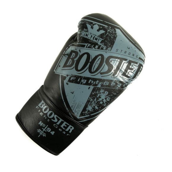 Booster Pro Shield 2 KickBokshandschoenen met Veters Zwart 3 1