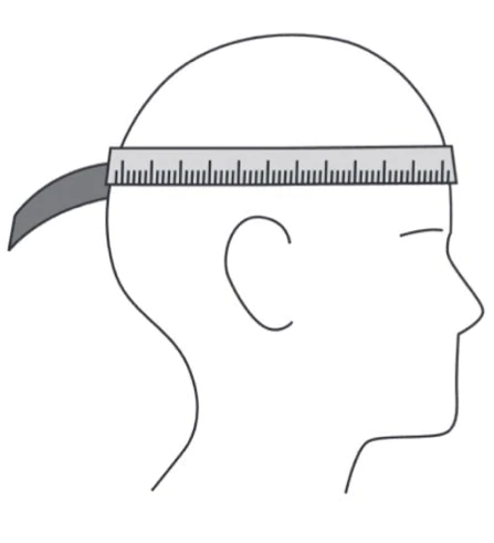 hoofd meten hoofdbeschermer