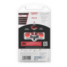 OPRO Gebitsbeschermer Fangz Self Fit Platinum Edition V2 Zwart Rood Wit Volwassenen 3
