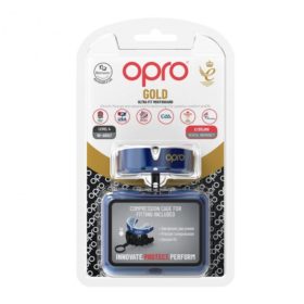 OPRO Gebitsbeschermer Self Fit Gold edition V2 Blauw Wit Kinderen 2