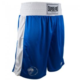 Blauw wit boksbroekje van Super Pro CLub.