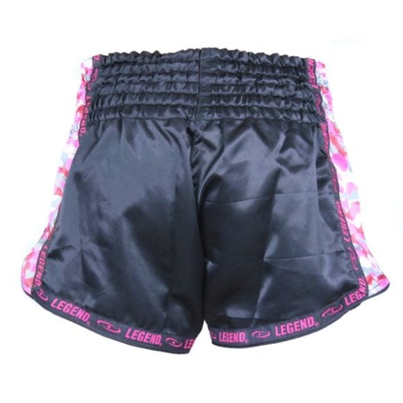 Legend Sports Dames Kickboks broekje Camo roze Trendy 2