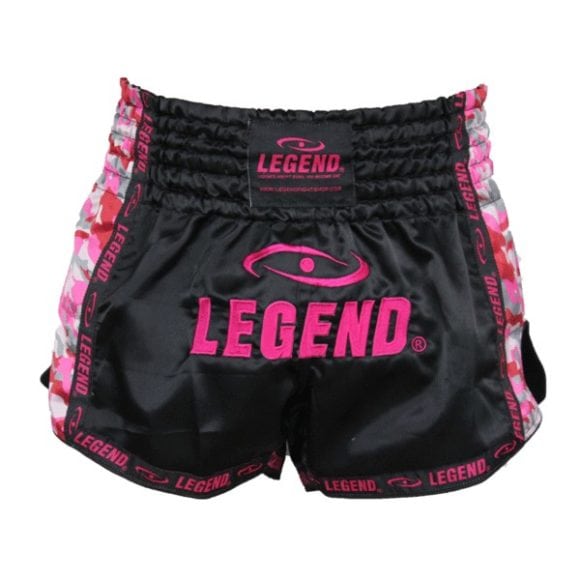 Legend Sports Dames Kickboks broekje Camo roze Trendy 5