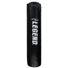150 cm zwarte leren bokszak van Legend Sports.
