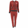 Rode lifestyle suit / joggingpak voor dames van Legend Sports.