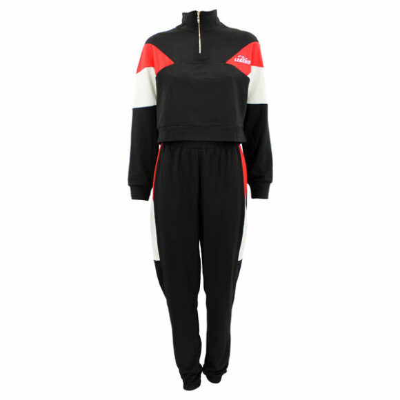 legend sports dames lifestyle suit red black 2