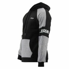 legend sports hoodie dames heren zwart grijs fleec 1