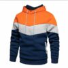 Een blauw oranje hoodie van Legend Sports voor volwassenen.