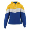Een blauw gele hoodie van Legend Sports voor volwassenen.