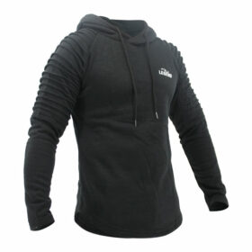 legend sports hoodie rib sleeve black 1