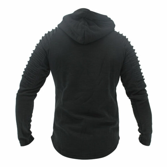 legend sports hoodie rib sleeve black 3