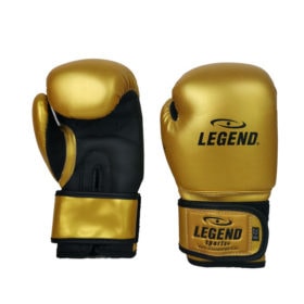 Gouden bokshandschoenen van Legend Sports voor kinderen van 4-8 jaar.