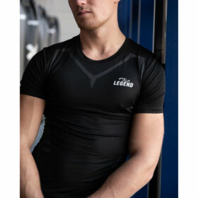 legend sports mma fitness shirt dry fit black 3