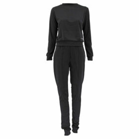 Zwarte lifestyle suit / joggingpak voor dames van Legend Sports.