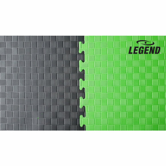legend sports puzzelmat 100 x 100 x 2 cm groen zwa