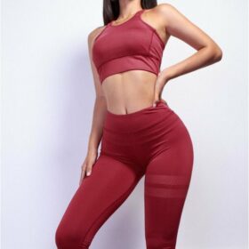 legend sports sportlegging red with white