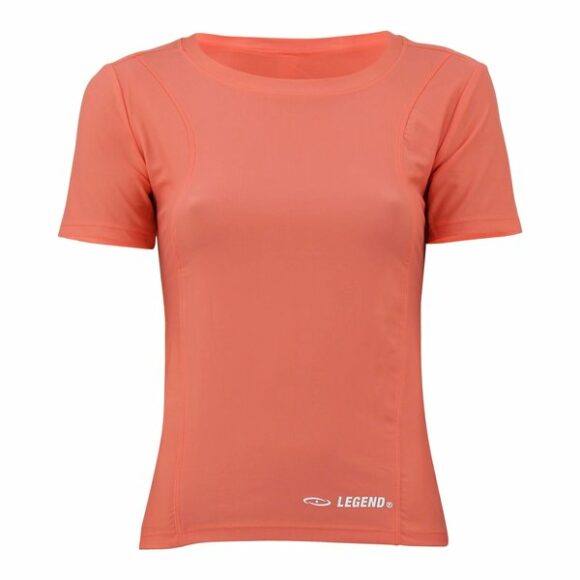 Een roze sport shirt voor dames van Legend Sports.