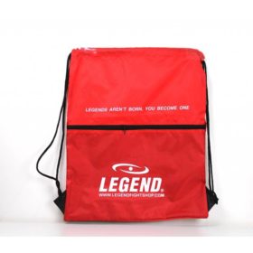 Rode sporttas van Legend, voor kinderen en volwassenen.