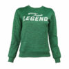 Een groene trui van Legend Sports voor volwassenen en kinderen.
